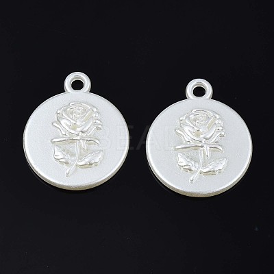 Acrylic Imitation Pearl Pendants OACR-N134-012-1