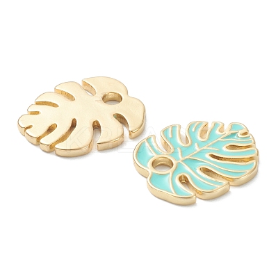 Brass Enamel Pendants KK-A153-07G-E-1