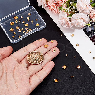 40Pcs 4 Styles Brass & Alloy Cabochon MRMJ-NB0001-30B-1