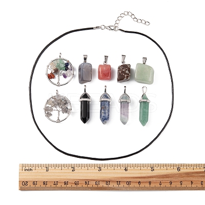 DIY Gemstone Necklace Making Kit DIY-FS0003-53-1