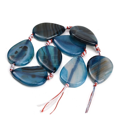 Natural Banded Agate/Striped Agate Beads Strands GG-CBAE0EB-01A-07-1
