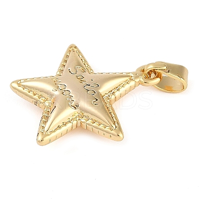 Rack Plating Brass Pendants KK-R165-06G-1