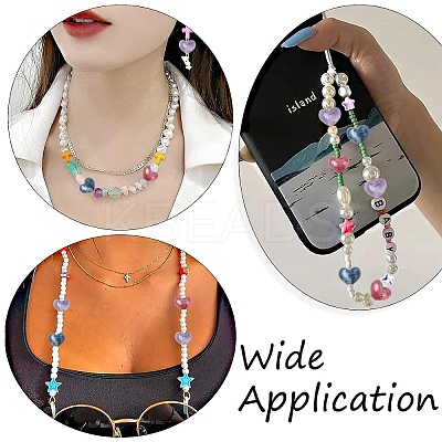50Pcs Opaque Acrylic Beads OACR-YW0003-11D-1