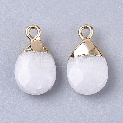 Natural White Jade Pendants X-G-S359-017J-1