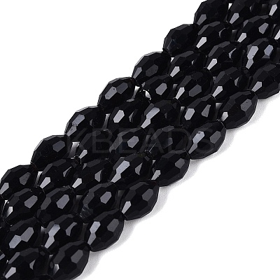 Opaque Solid Color Glass Beads Strands LS-GLAA-N071-01A-C12-1