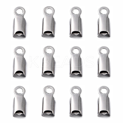 Tarnish Resistant 304 Stainless Steel Folding Crimp Ends STAS-R063-29-1