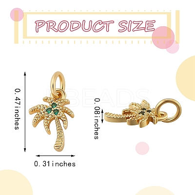 10Pcs Rack Plating Brass Micro Pave Cubic Zirconia Charms ZIRC-SZ0003-83-1