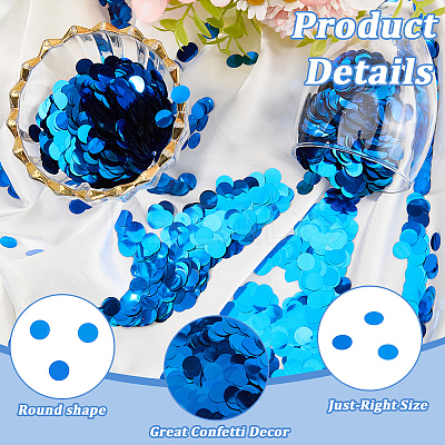100G PE Paillette/Sequin Confetti DIY-SP0005-41B-1
