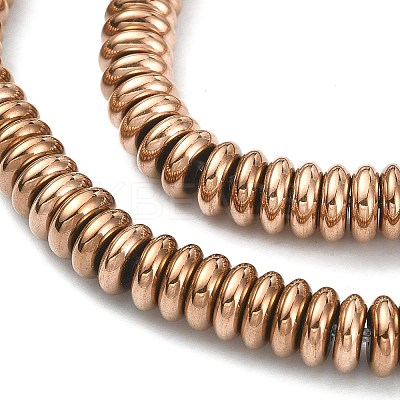 Electroplated Synthetic Non-magnetic Hematite Beads Strands G-C024-02-1
