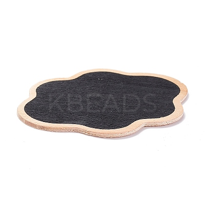Cloud Wooden Mini Chalkboard Signs LS-AJEW-M035-06-1