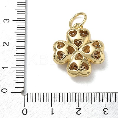 Brass Micro Pave Cubic Zirconia Pendants KK-CBA56EF-29G-01-1