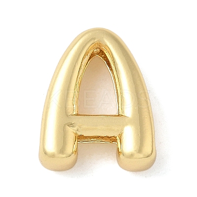 Brass Slider Charms KK-L243-33G-1