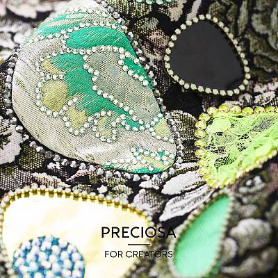Preciosa® Crystal Hotfix Flatback Stones Y-PRC-HSS6-70030-1