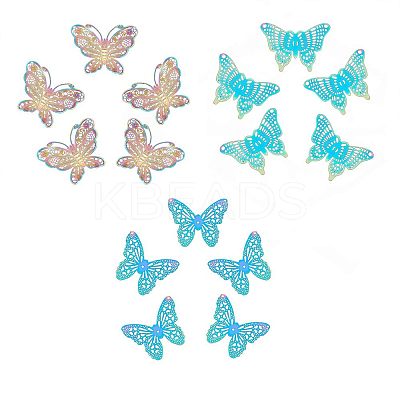 201 Stainless Steel Filigree Pendants STAS-UN0011-91M-1