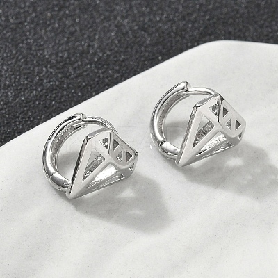 Brass Hoop Earrings EJEW-D320-10P-1
