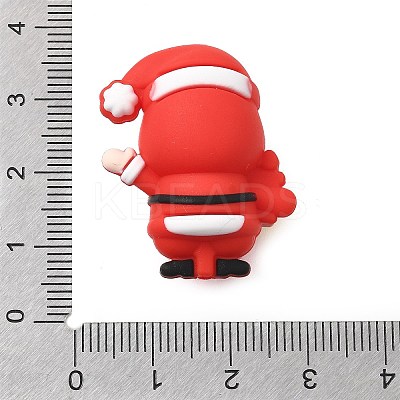 Christmas Theme Silicone Focal Beads SIL-L007-01B-1