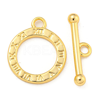 Brass Toggle Clasps KK-A223-20G-1