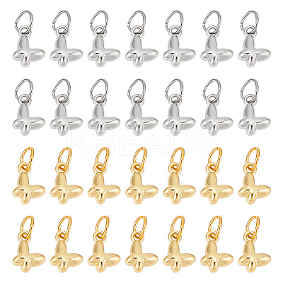 28Pcs 2 Colors Alloy Charms FIND-AR0003-87-1