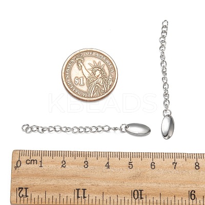 Tarnish Resistant 304 Stainless Steel Chain Extender STAS-E104-37P-1