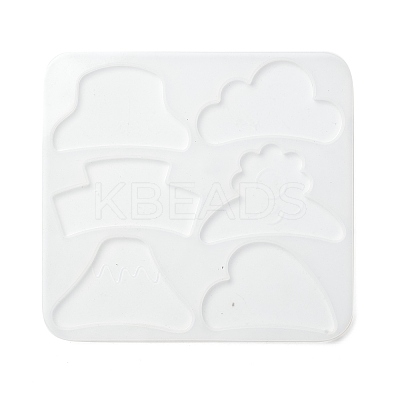 Claw Hair Clips Cabochon Silicone Molds DIY-L065-05-1
