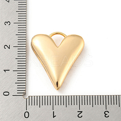 Valentine's Day Hollow Brass Pendants KK-P255-03G-1