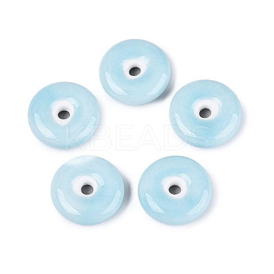 Vintage Handmade Porcelain Beads PORC-N013-20-17-1