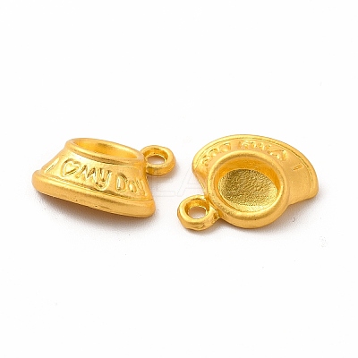 Rack Plating Alloy Pendant Rhinestone Settings PALLOY-A001-12MG-1