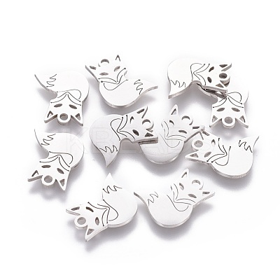 Non-Tarnish 201 Stainless Steel Charms STAS-S105-T420-1