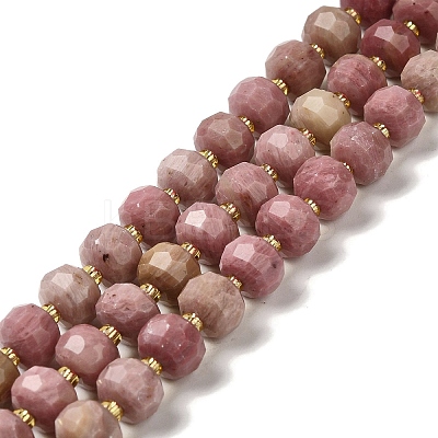 Natural Rhodonite Beads Strands G-P508-A19-01-1