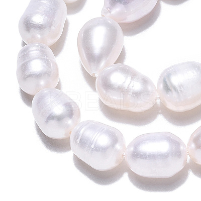 Natural Cultured Freshwater Pearl Beads Strands PEAR-N012-07J-1