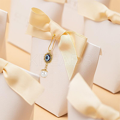 32Pcs 2 Colors Alloy Resin Pendants with Plastic Pearl FIND-PH0008-83-1