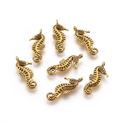 Tibetan Style Alloy Charms TIBEP-A19239-AG-NR-1