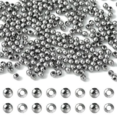 304 Stainless Steel Round Seamed Beads STAS-YW0001-84-1