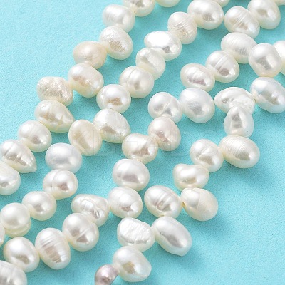 Natural Cultured Freshwater Pearl Beads Strands PEAR-J007-81A-1