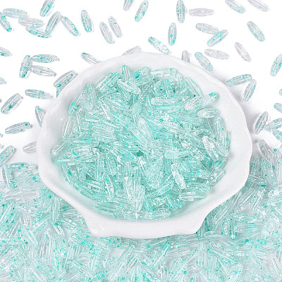 Picasso Transparent Glass Seed Beads SEED-N012-11I-1