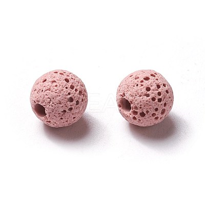 Unwaxed Natural Lava Rock Beads X-G-F325-8mm-A07-1