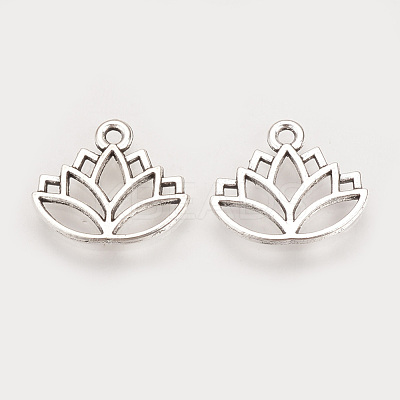 Tibetan Style Alloy Charms TIBE-Q075-50AS-LF-1