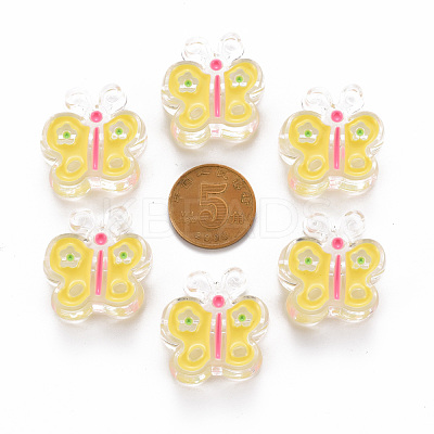 Transparent Acrylic Beads X-MACR-S374-01A-01-1