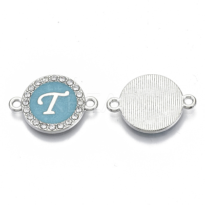 Alloy Enamel Links Connectors ENAM-TAC0003-01S-06T-1