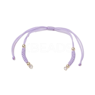 7 Colors Braided Nylon Cord Sets for DIY Bracelet Making AJEW-JB01240-1