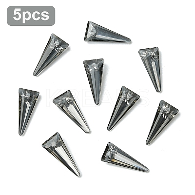 5Pcs K9 Glass Rhinestone Pendants GLAA-YW0004-89B-1