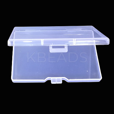 Transparent Plastic Storage Box CON-WH0070-13A-1