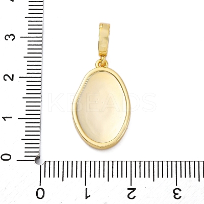 Brass Micro Pave Cubic Zirconia Pendants KK-V009-11G-1