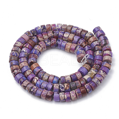 Synthetic Imperial Jasper Beads Strands G-T103-19E-1