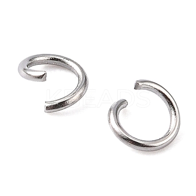 Tarnish Resistant 304 Stainless Steel Open Jump Rings STAS-R049-4x0.6mm-1
