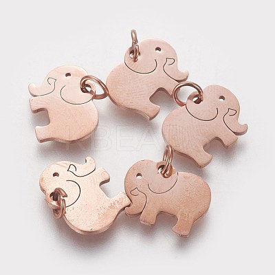 304 Stainless Steel Pendants STAS-Q201-T463R-1
