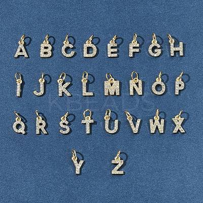 26Pcs 26 Styles Alloy Rhinestone Pendants FIND-FS0003-60-1