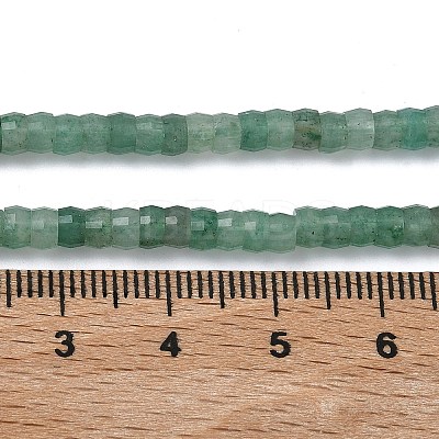 Natural Green Aventurine Heishi Beads Strands G-A299-A01-01-1
