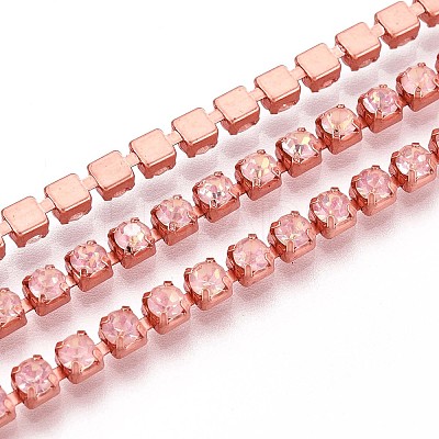 Iron Rhinestone Cup Chains CH-T006-05A-08-1