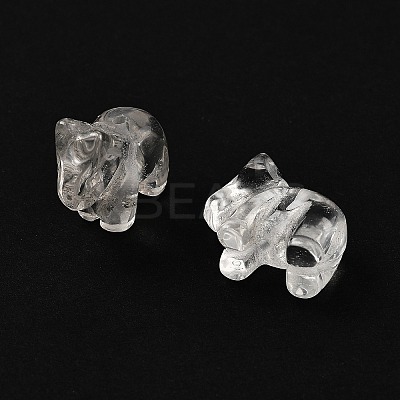 Chinese Zodiac Natural Quartz Crystal Carved Beads G-D300-01F-1
